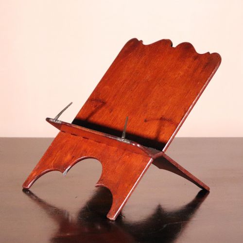 Rare George III Scottish Mahogany Folding Book Stand or Reading Stand by James Mein of Kelso