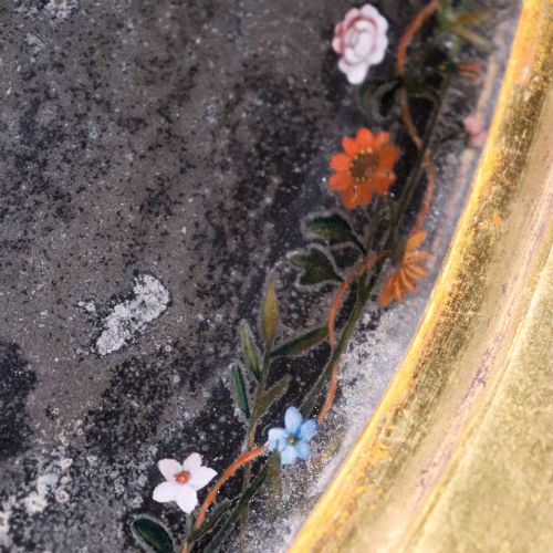 LATE 18THEARLY 19TH CENTURY CHINESE REVERSE PAINTED MIRROR - ADDITIONAL PHOTO 4