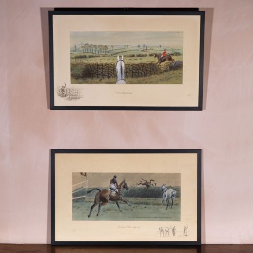 Snaffles 'The Finest View in Europe' & ‘The Worst View in Europe’ Rare Original Prints