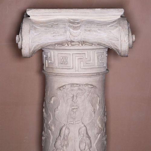 LARGE 19TH CENTURY GRAND TOUR PLASTER COLUMN PEDESTAL ATTRIBUTED TO DOMENICO BRUCCIANI - ADDITIONAL PHOTO 10