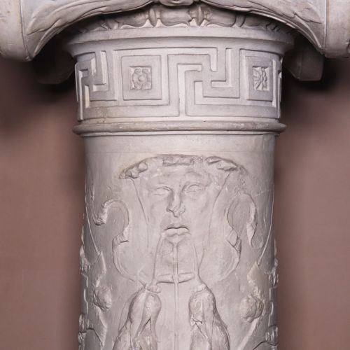 LARGE 19TH CENTURY GRAND TOUR PLASTER COLUMN PEDESTAL ATTRIBUTED TO DOMENICO BRUCCIANI - ADDITIONAL PHOTO 11