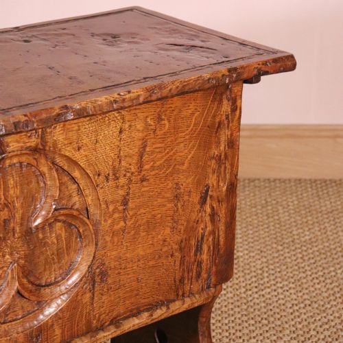 ARTS AND CRAFTS JACK GRIMBLE POLLARD OAK COFFER CHEST - ADDITIONAL PHOTO 1