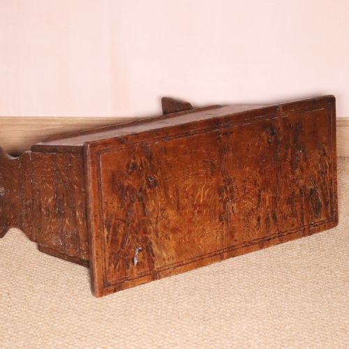 ARTS AND CRAFTS JACK GRIMBLE POLLARD OAK COFFER CHEST - ADDITIONAL PHOTO 7