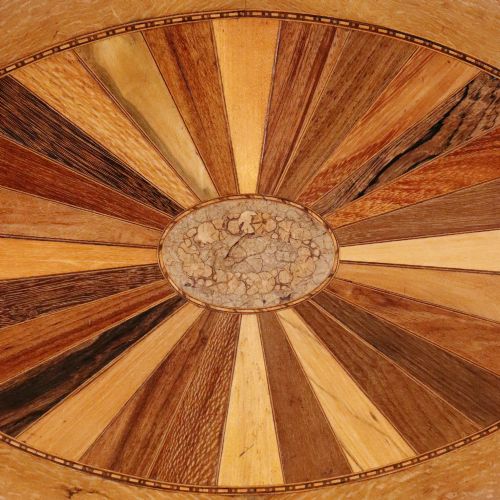 ANTIQUE BRAZILIAN SPECIMEN WOOD TRAY - ADDITIONAL PHOTO 1