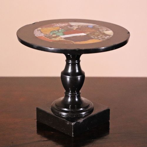 19TH CENTURY ASHFORD SPECIMEN MARBLE MINIATURE TABLE