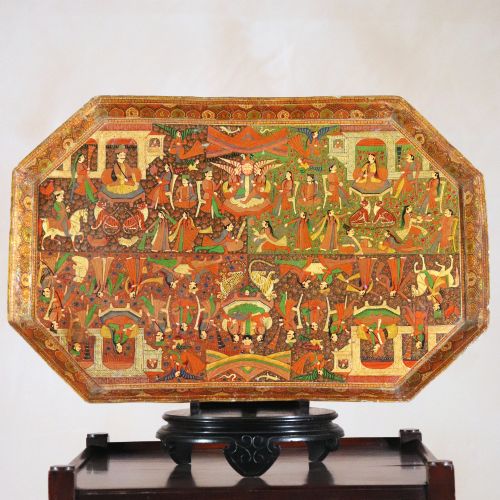 fig 1. Antique Kashmir Tray
