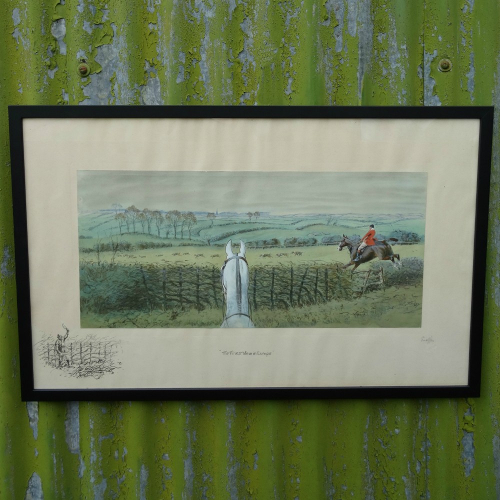 ‘Snaffles’ ‘The Finest View in Europe’