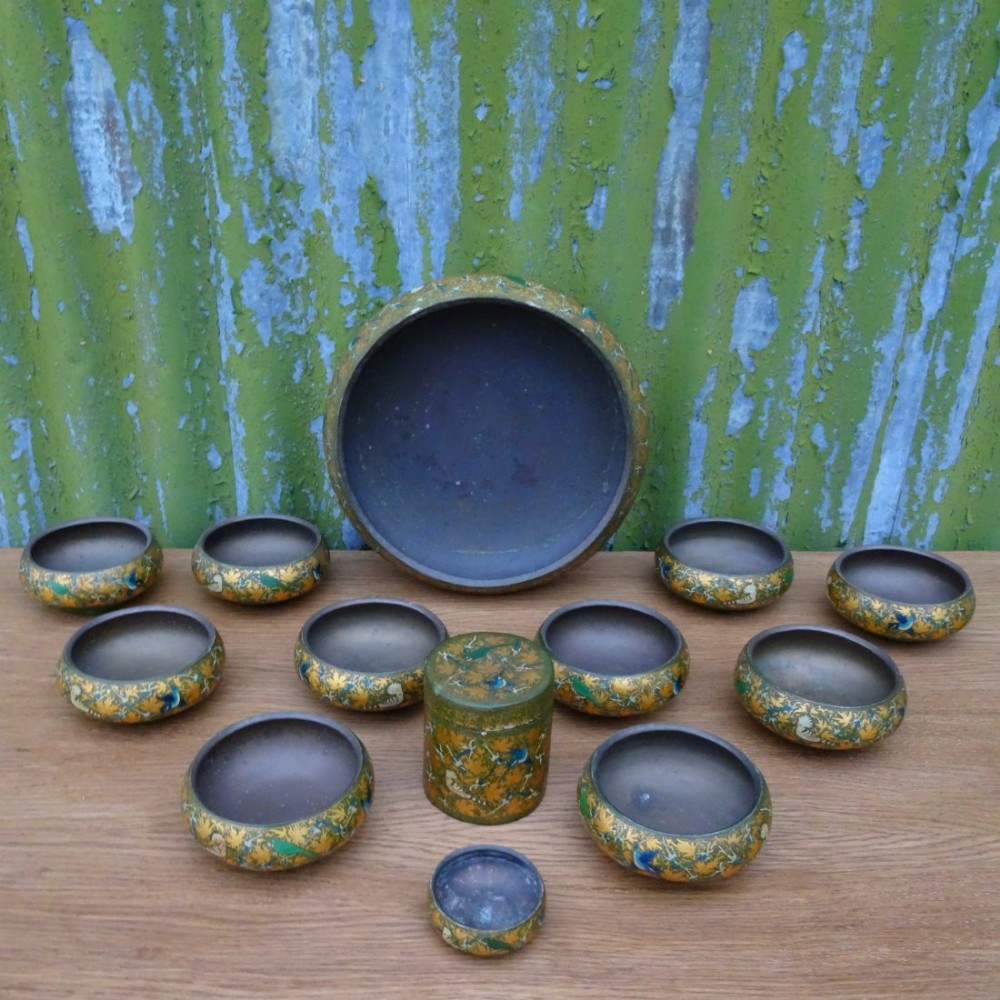 Group of Kashmir Painted Bowls