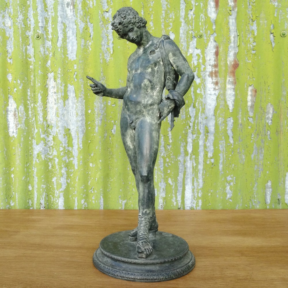 Large Grand Tour Sabatino Bronze Narcissus