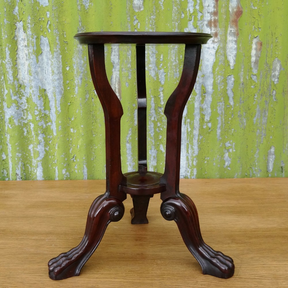 George III Irish Mahogany Kettle Stand