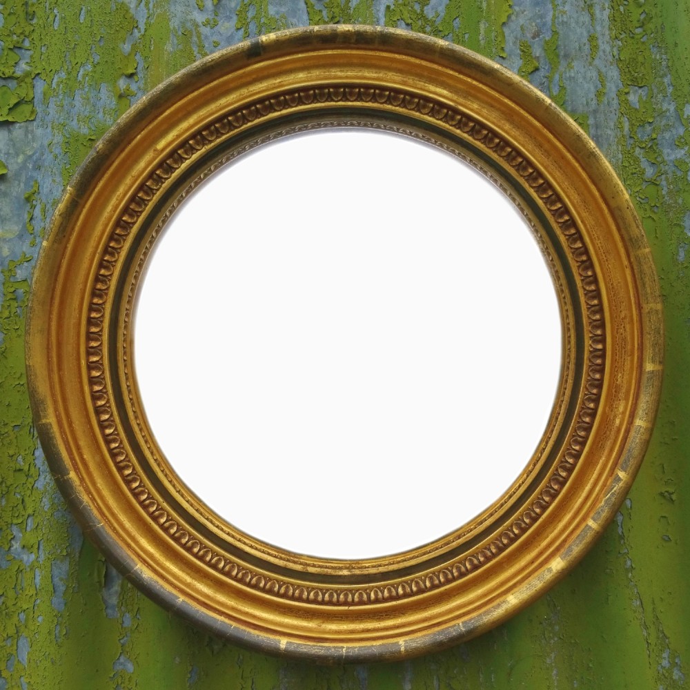 George IV bull's-eye convex mirror