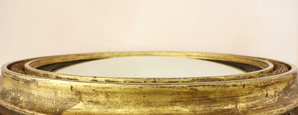Regency Gilt Convex Mirror View II