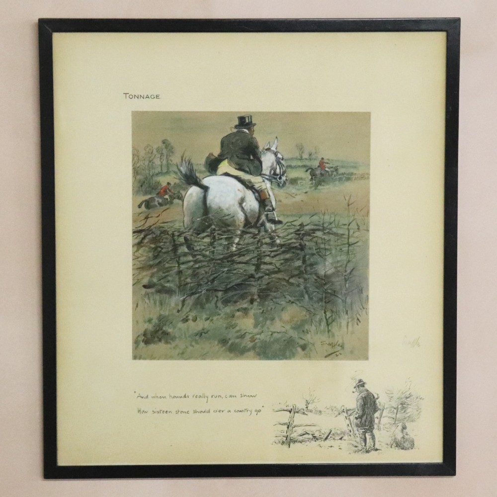 Snaffles ‘Tonnage’ Original Print