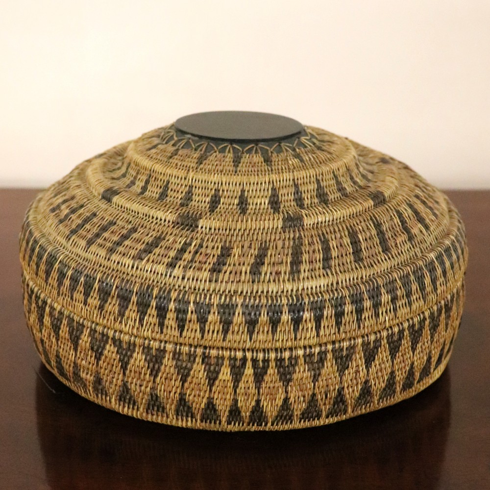 Antique Ceylonese Basket Box