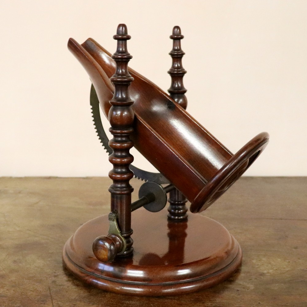 19th Century Mahogany Wine Cradle