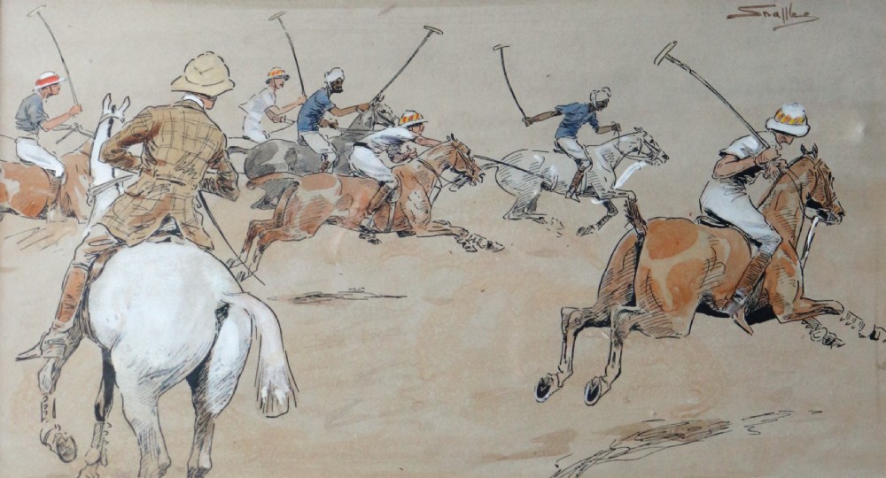 Snaffles 'Sport in the Shiney' Original Print View II