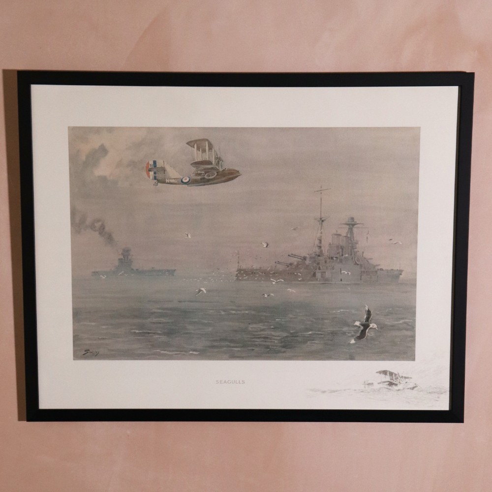 Snaffles 'Seagulls' Original Print 
