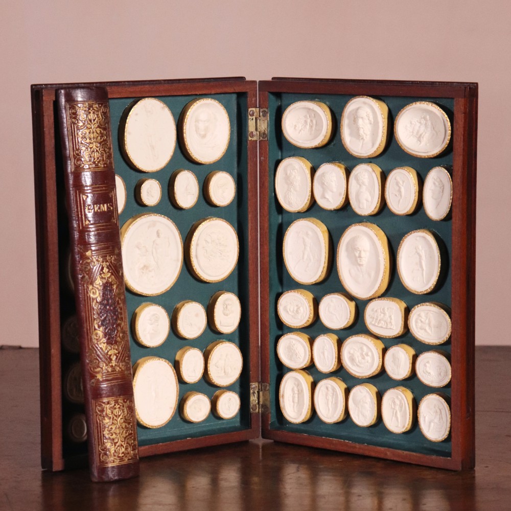 Set of 50 late 18th Century Grand Tour Plaster Intaglios 