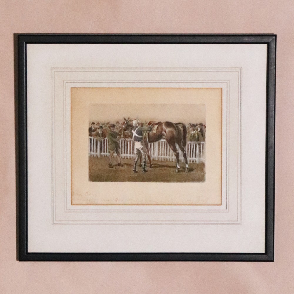 Snaffles Point to Point Original Printed Card