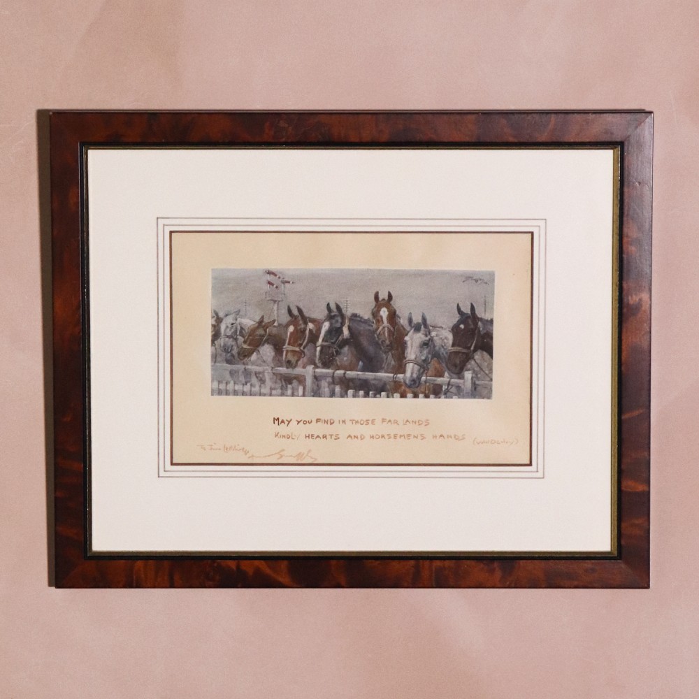 Snaffles Horses Original Print