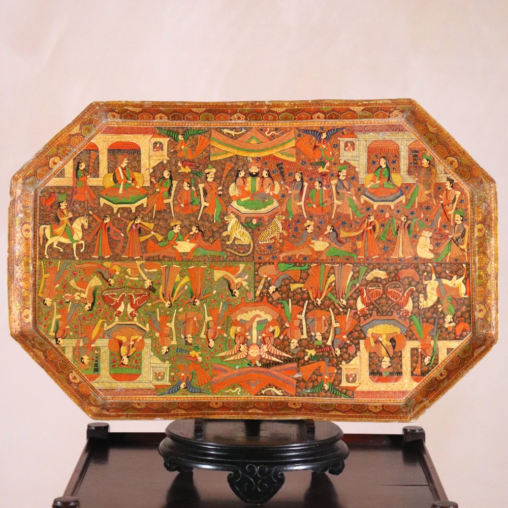 Antique Kashmir Tray