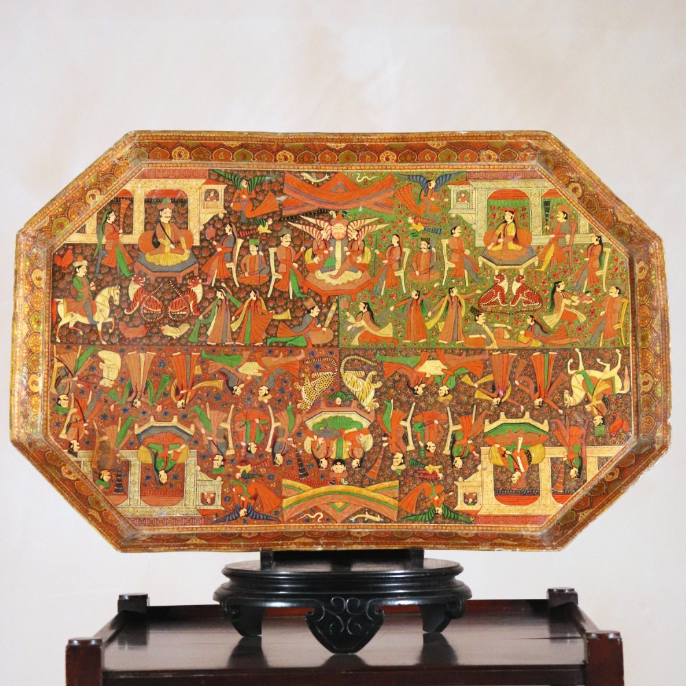 Antique Kashmir Tray View II