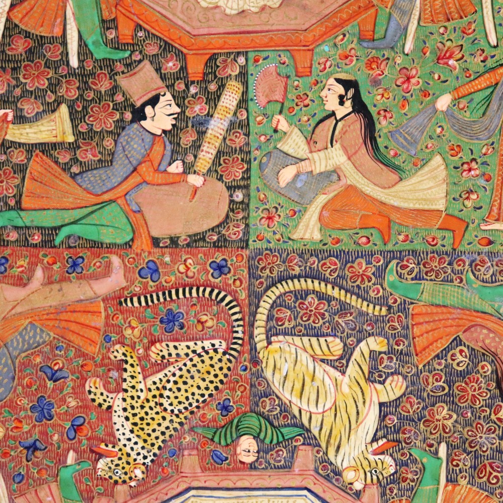 Antique Kashmir Tray View IV