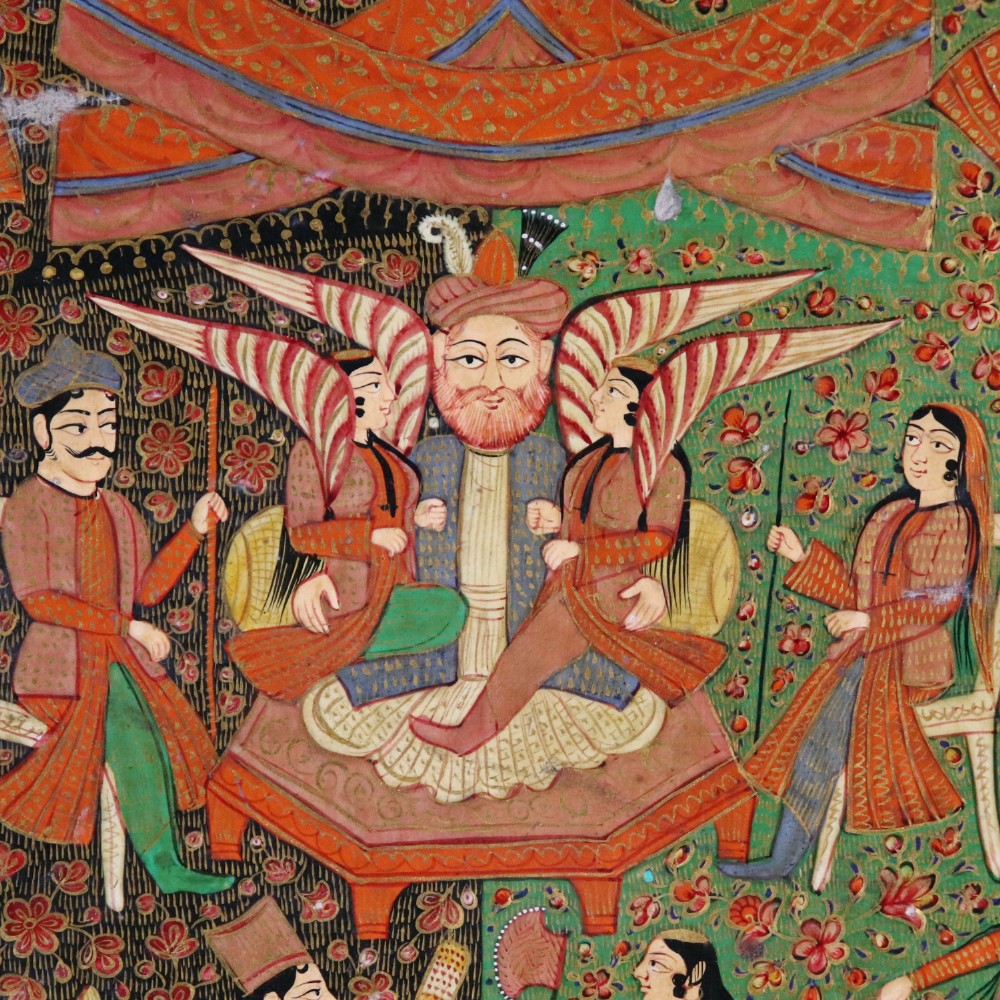 Antique Kashmir Tray View VI
