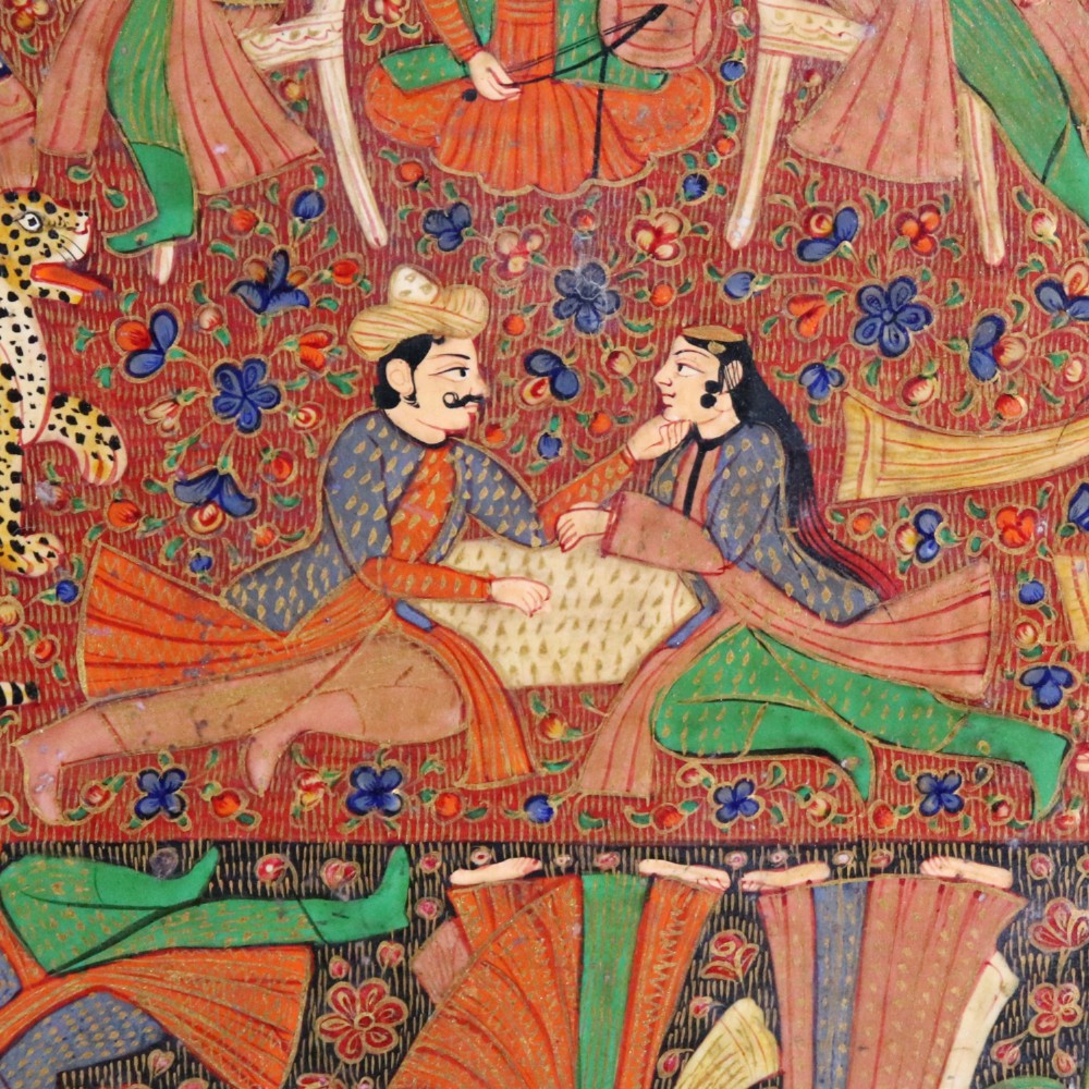 Antique Kashmir Tray View XI