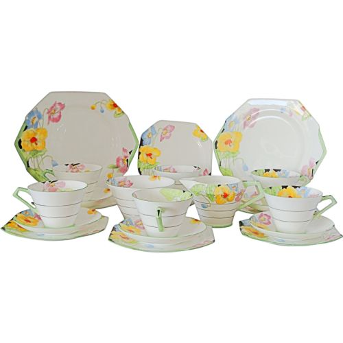 PARAGON ART DECO BONE CHINA TEA SERVICE
