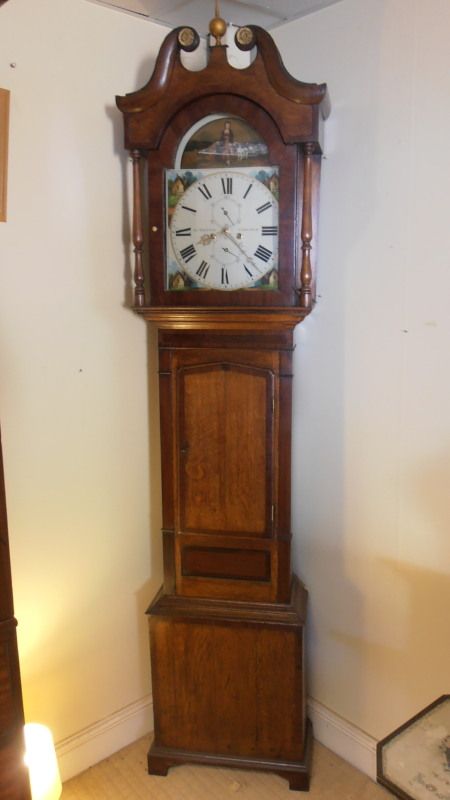 An Oak Longcase Clock by James Rennie of Carlisle