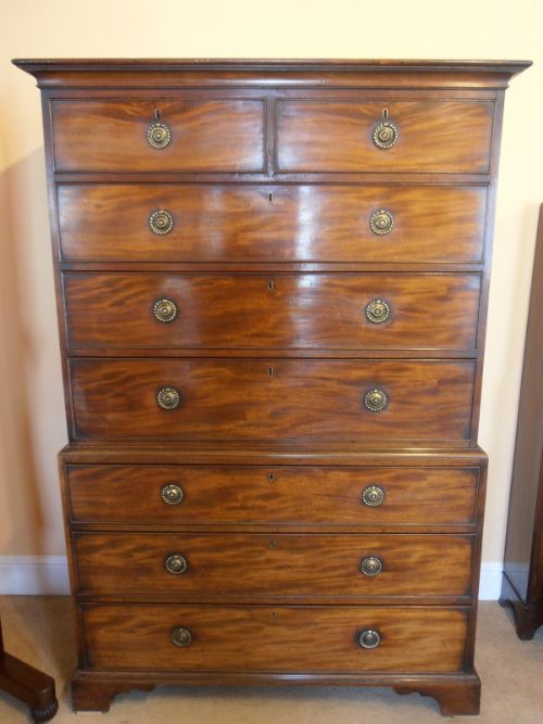 Mahogany Chest on Chest C1770-1790