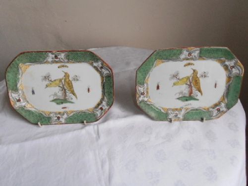 Pair of Masons Ironstone Plates