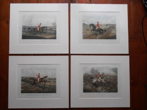Set of Six, Henry Alken Prints 'Fores's Hunting Accomplishments'