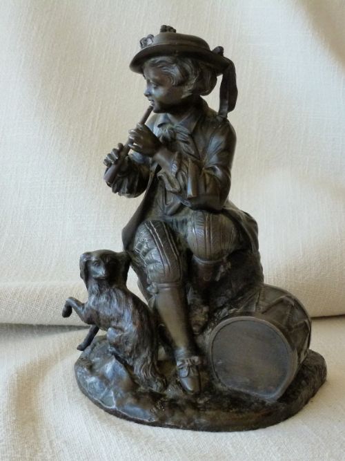 Bronze Sculpture of Drummer Boy