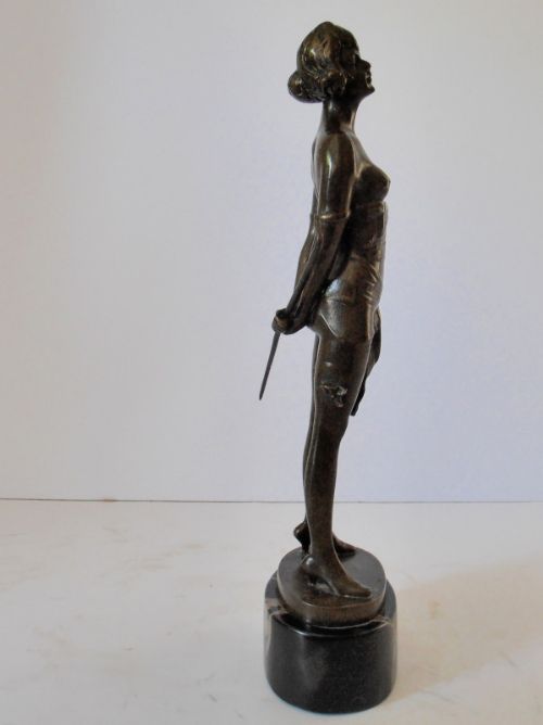 fig 1. Bruno Zach. Bronze Figure