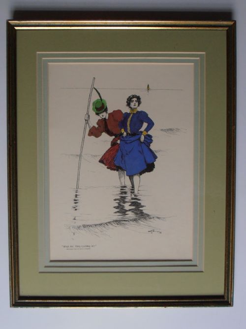 Clarence Underwood (1871-1929) Set of Four Edwardian  Coloured Prints