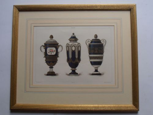 After Edouard Garnier, Six Lithographs La Porcelaine Tendre De Sevres
