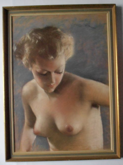 Pal Fried.  Pastel Drawing. "Annabelle".