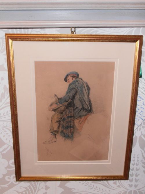 Thomas Miles Richardson 1847 - Mounted Highlander