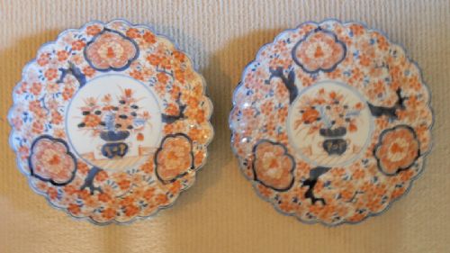 Pair of Japanese 19th Century Imari Chargers.
