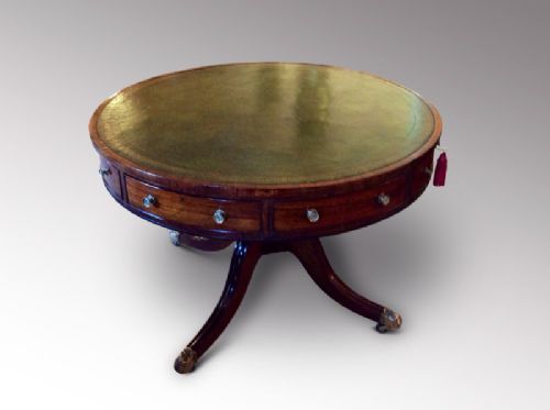 A Regency Rosewood Drum Table C1815