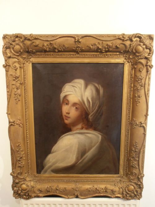 After Guido Reni. Oil on Canvas. Portrait of a Girl.