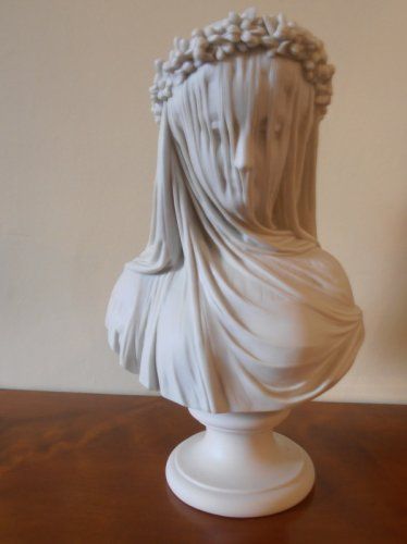 Copeland Parian Bust of the Veiled Bride.