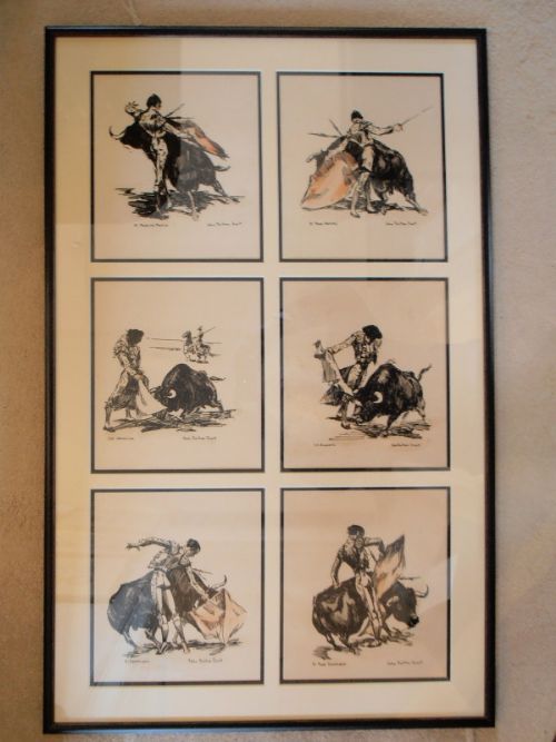 John Fulton Short,set of Six Bullfighting Scenes