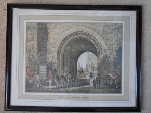 After Paul Sandby Set of Three Prints of Windsor Castle