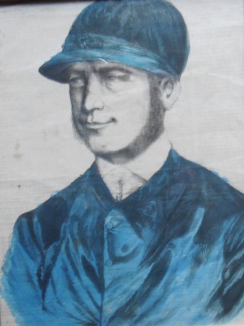 fig 1. C1840 Sam Kitchener - Jockey - Hand Coloured