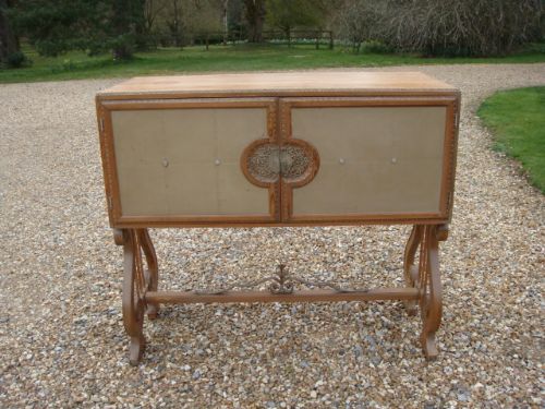 A Vintage Mellow Pitch Pine Side Cabinet/sideboard