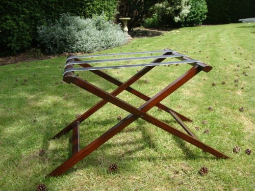 A 19th Century Folding Mahogany Luggage Rack