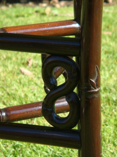 fig 1. An unusual late 19th century folding Colonial style circular hardwood table base